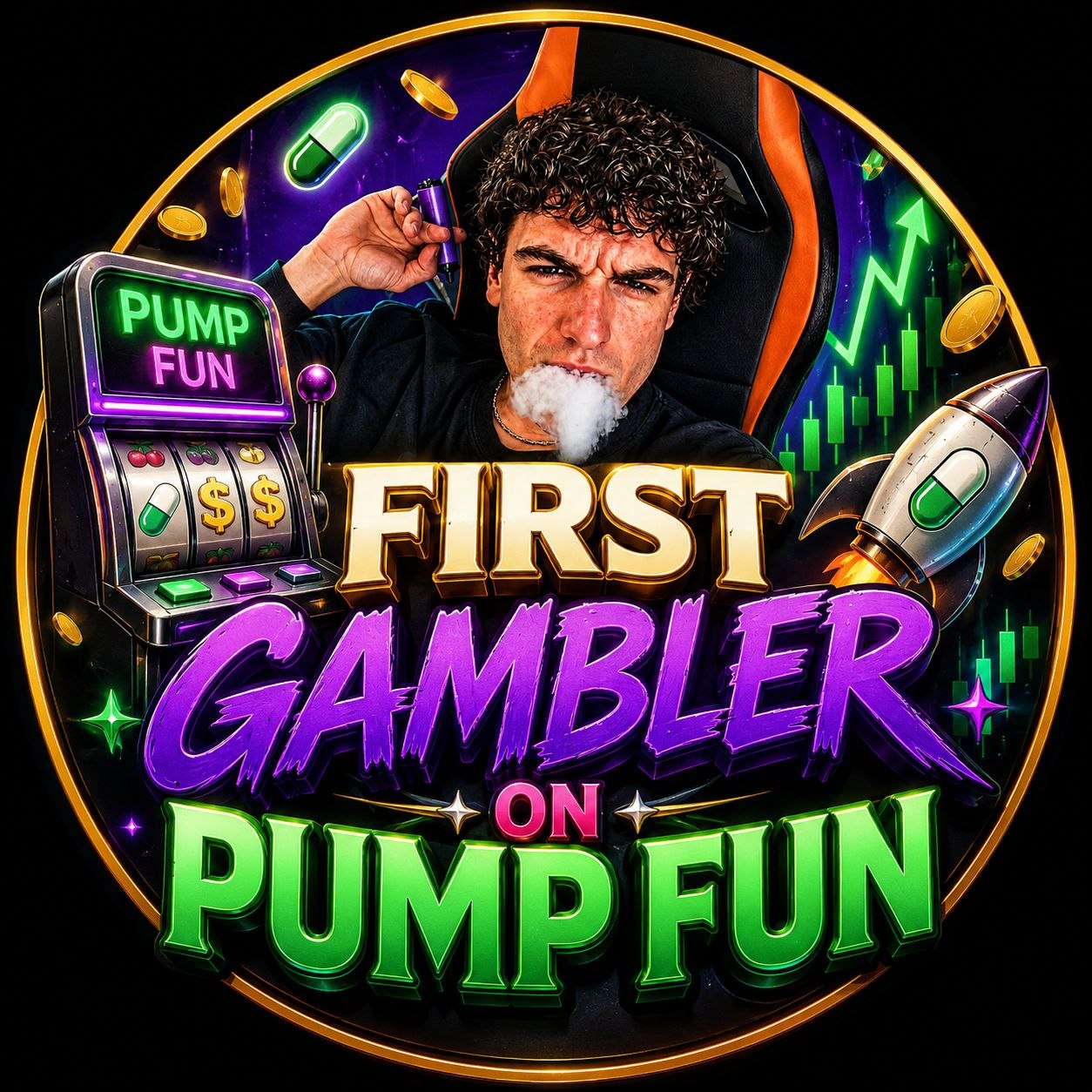 First Gambler coin artwork